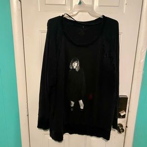 Taylor Swift reputation Distressed Sweatshirt